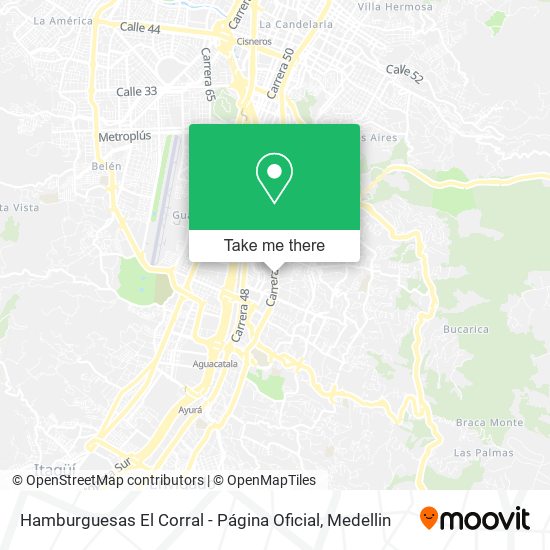 Hamburguesas El Corral - Página Oficial map