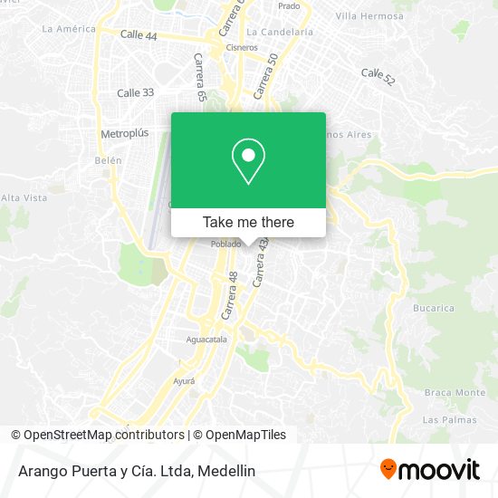 Arango Puerta y Cía. Ltda map