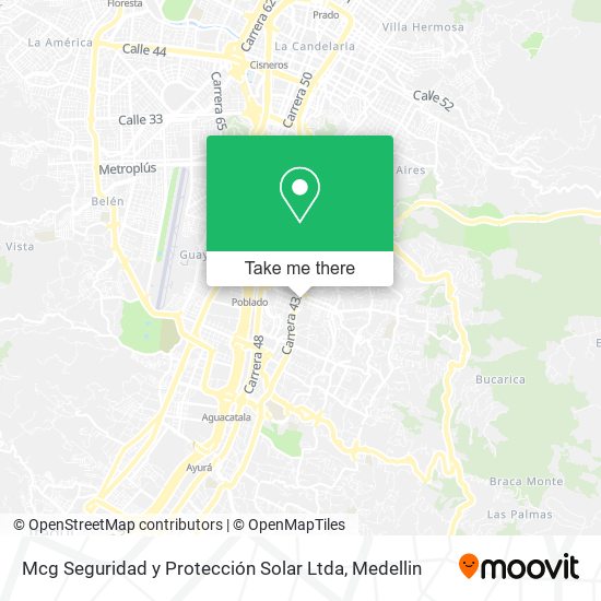 Mcg Seguridad y Protección Solar Ltda map