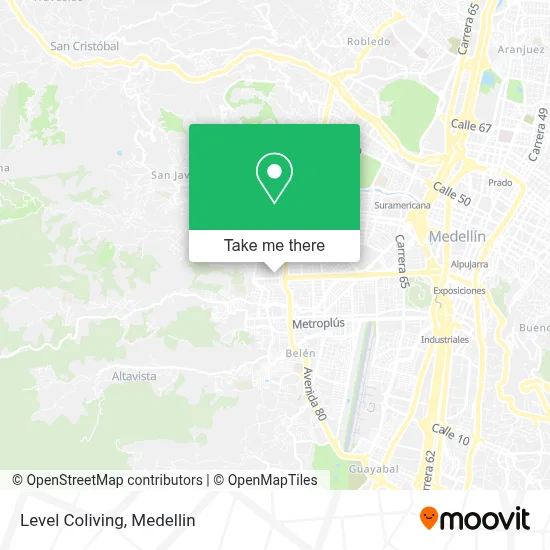 Level Coliving map
