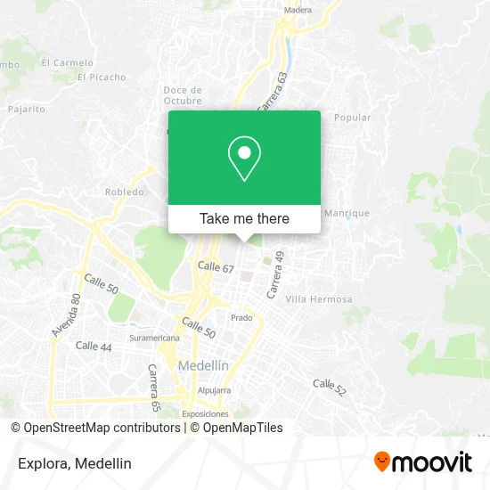 Explora map