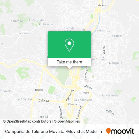 Compañía de Teléfono Movistar-Movistar map