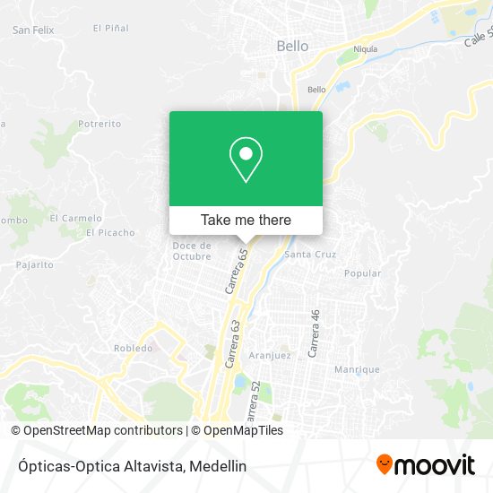 Ópticas-Optica Altavista map