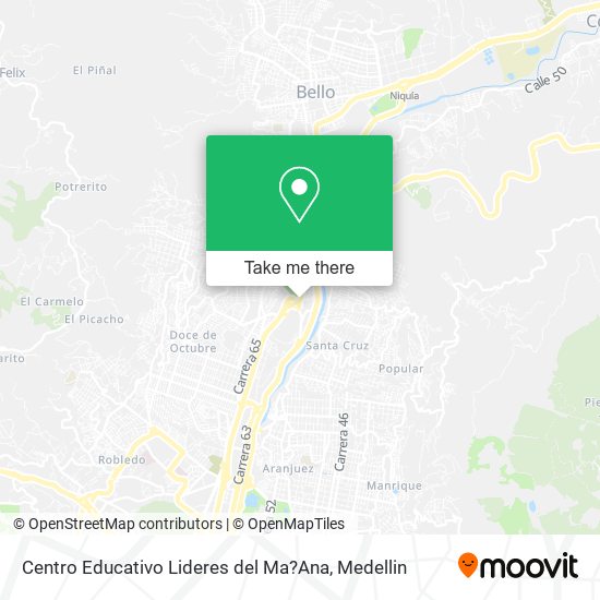 Mapa de Centro Educativo Lideres del Ma?Ana
