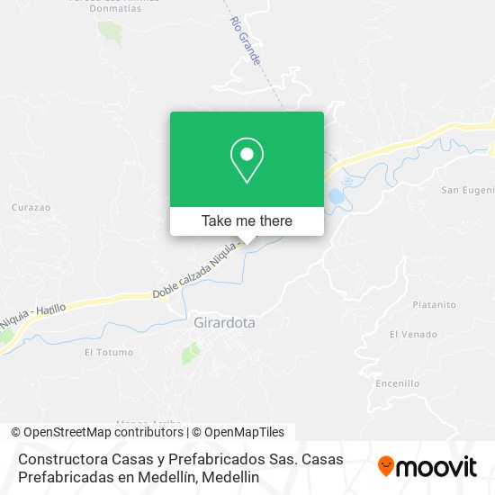 Constructora Casas y Prefabricados Sas. Casas Prefabricadas en Medellín map