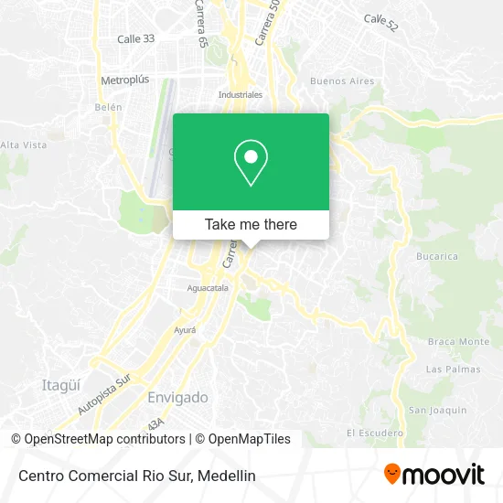 Mapa de Centro Comercial Rio Sur