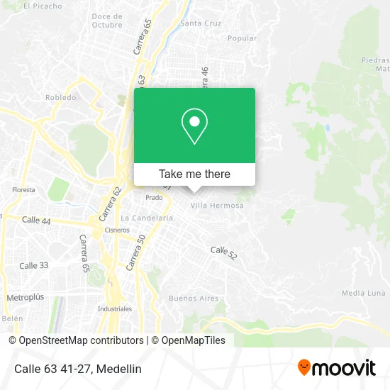 Calle 63 41-27 map