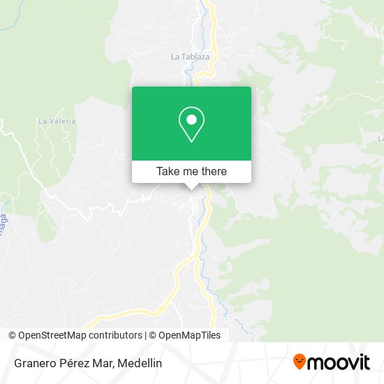 Mapa de Granero Pérez Mar