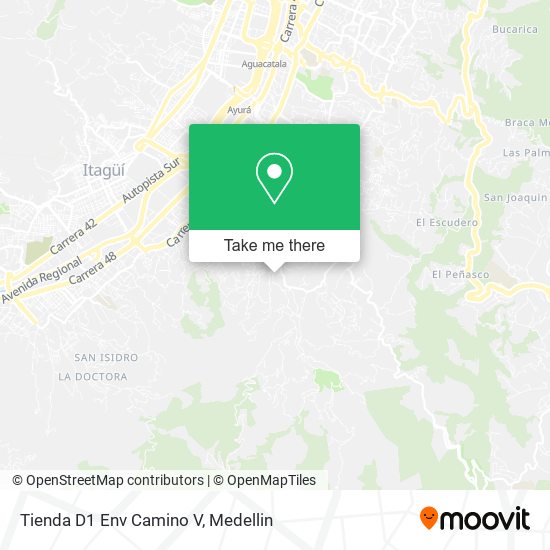 Mapa de Tienda D1 Env Camino V