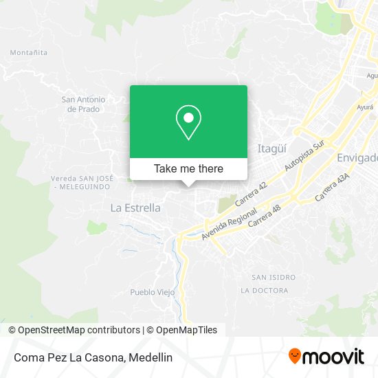Mapa de Coma Pez La Casona