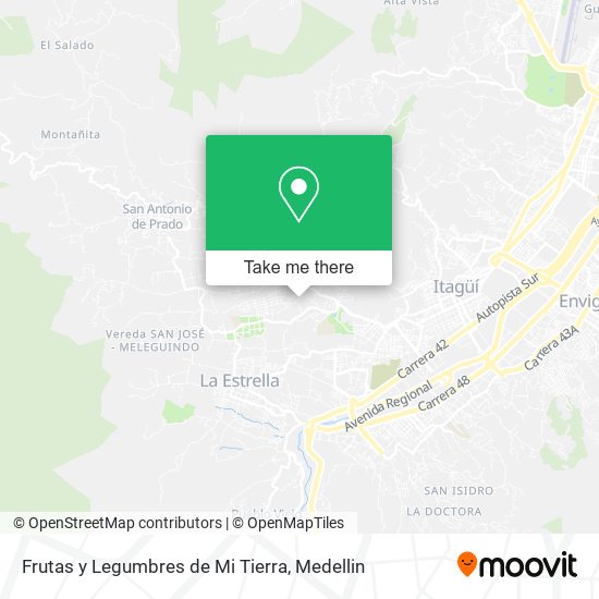 Frutas y Legumbres de Mi Tierra map