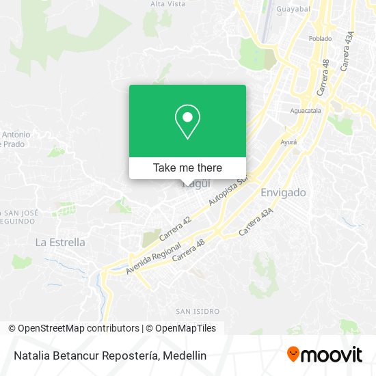 Natalia Betancur Repostería map