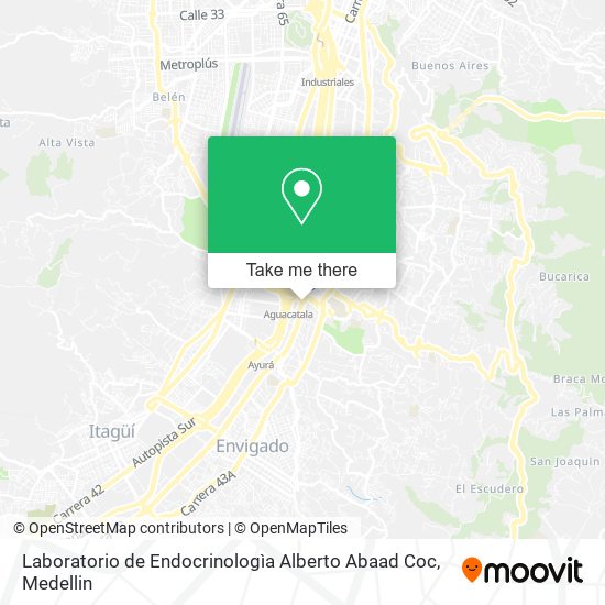 Laboratorio de Endocrinologìa Alberto Abaad Coc map