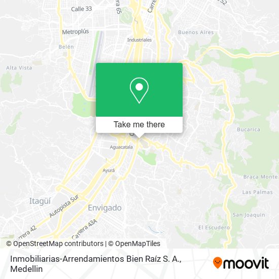 Inmobiliarias-Arrendamientos Bien Raíz S. A. map