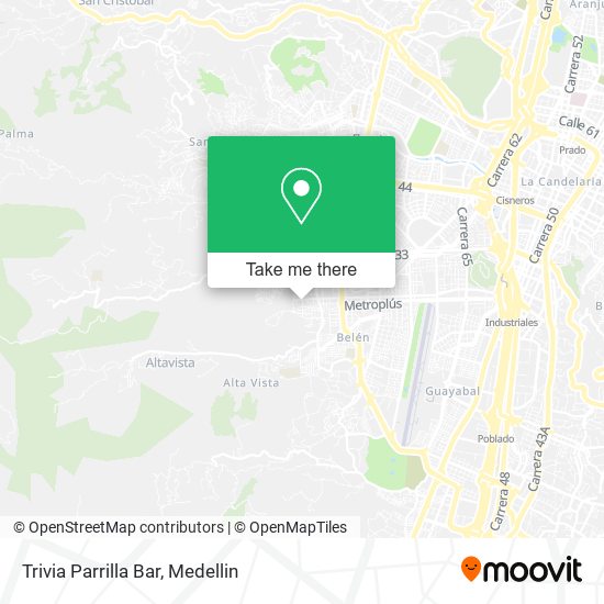Mapa de Trivia Parrilla Bar