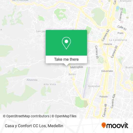 Mapa de Casa y Confort CC Los