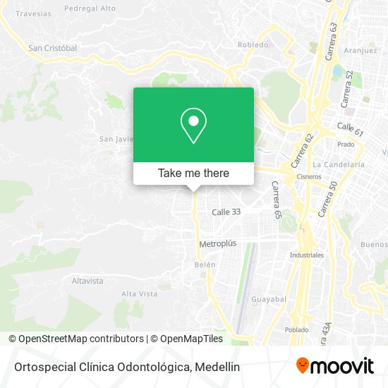 Mapa de Ortospecial Clínica Odontológica