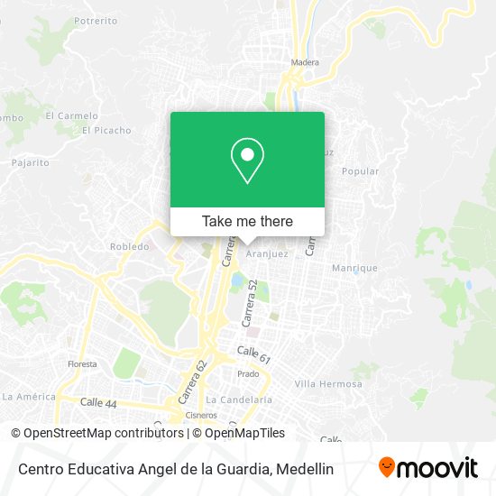 Mapa de Centro Educativa Angel de la Guardia