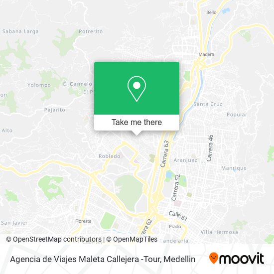 Agencia de Viajes Maleta Callejera -Tour map