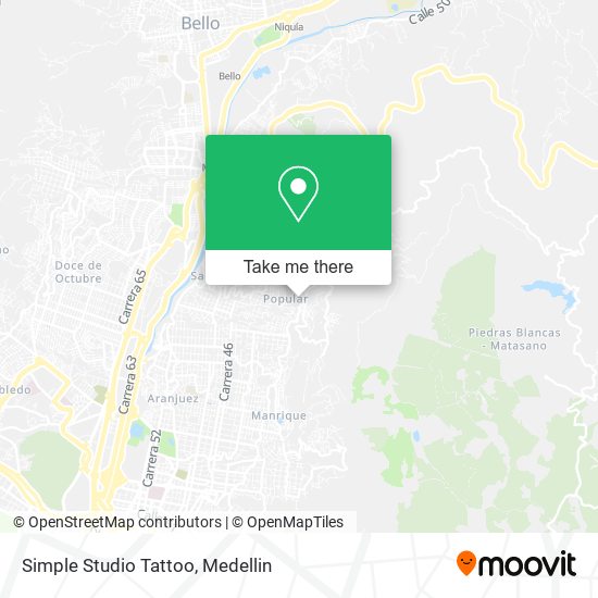 Mapa de Simple Studio Tattoo
