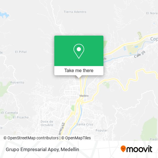 Grupo Empresarial Apoy map