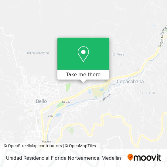 Mapa de Unidad Residencial Florida Norteamerica