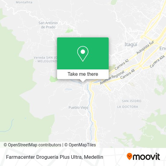 Mapa de Farmacenter Droguería Plus Ultra