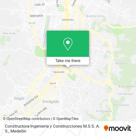 Constructora-Ingeniería y Construcciones M.S S. A. S. map