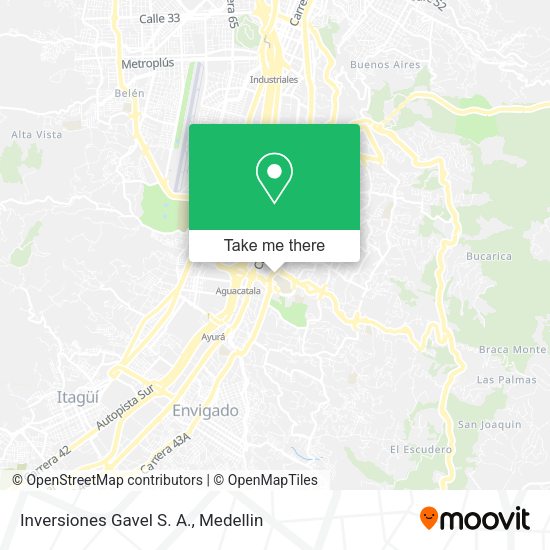 Inversiones Gavel S. A. map