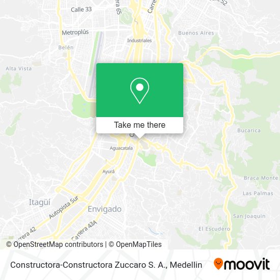 Mapa de Constructora-Constructora Zuccaro S. A.