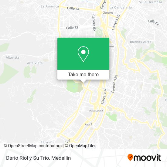 Darío Riol y Su Trio map