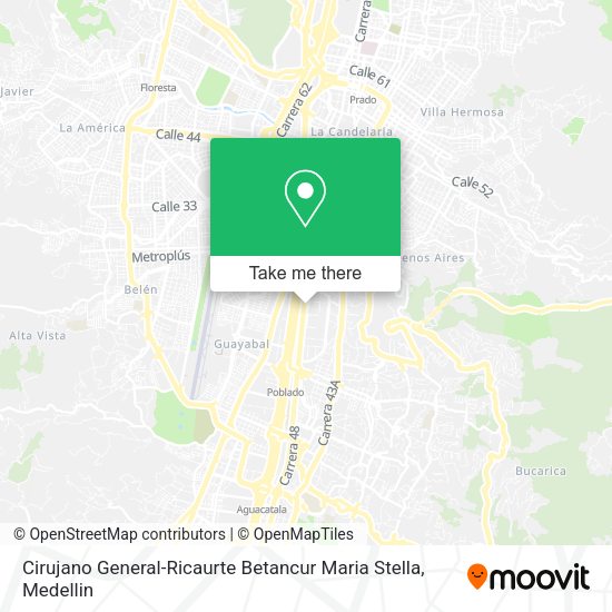 Cirujano General-Ricaurte Betancur Maria Stella map