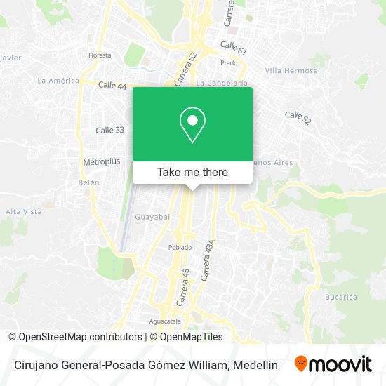Mapa de Cirujano General-Posada Gómez William