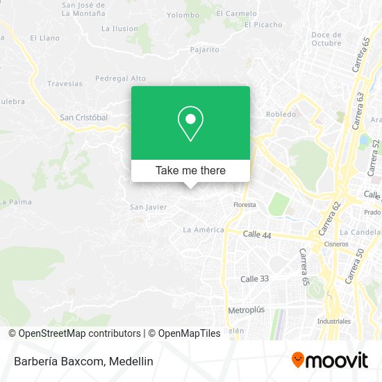 Barbería Baxcom map