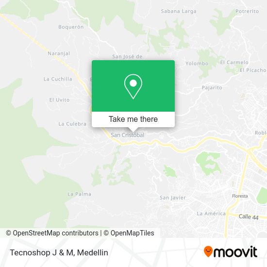 Mapa de Tecnoshop J & M