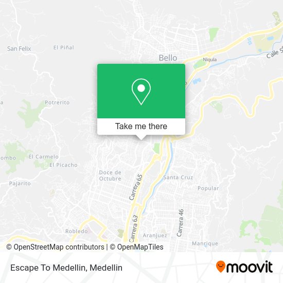 Mapa de Escape To Medellin