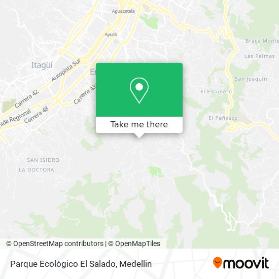 Parque Ecológico El Salado map