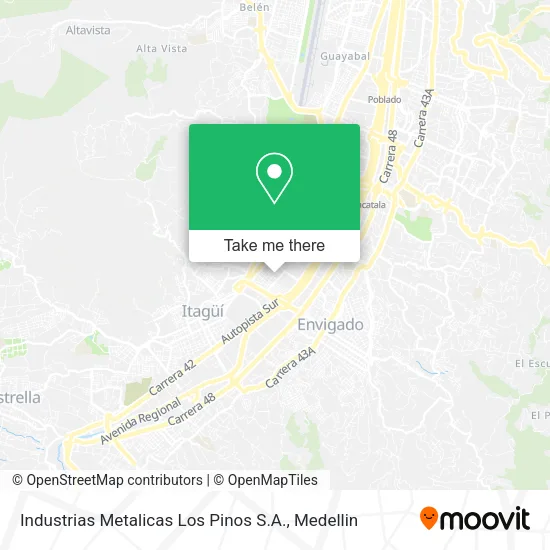 Industrias Metalicas Los Pinos S.A. map