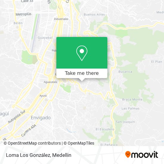 Loma Los González map