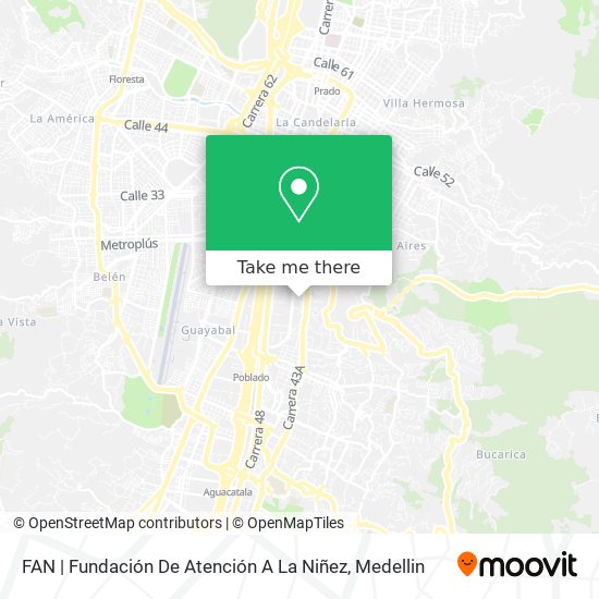 FAN | Fundación De Atención A La Niñez map