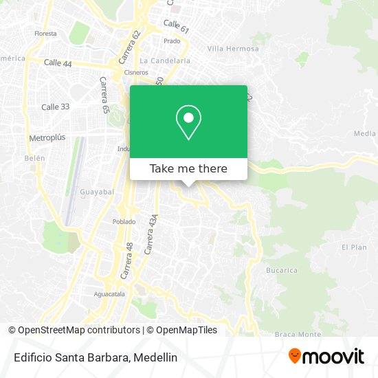 Mapa de Edificio Santa Barbara