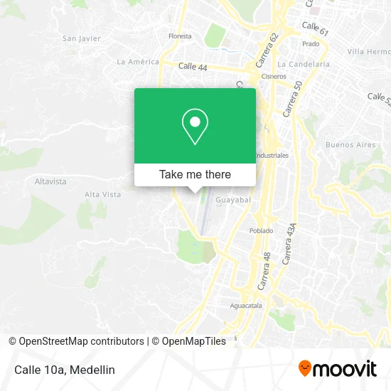 Calle 10a map