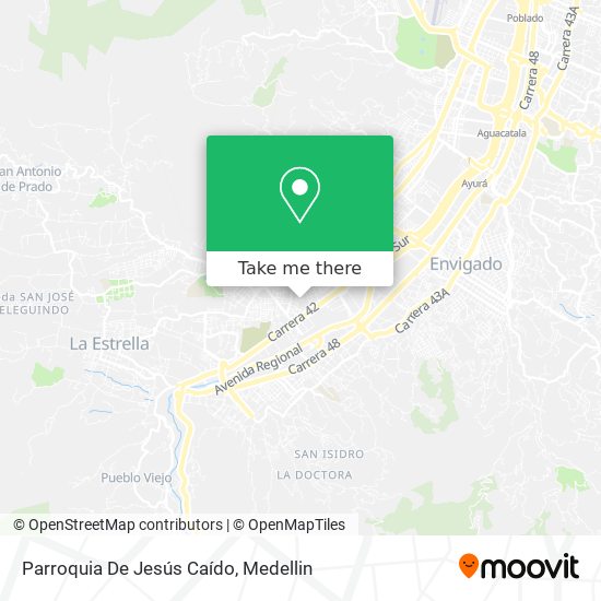 Parroquia De Jesús Caído map