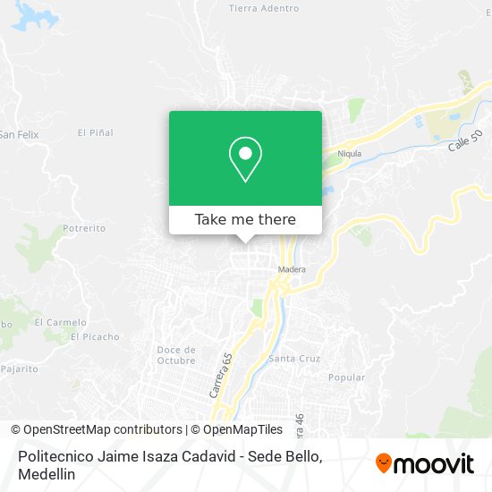 Politecnico Jaime Isaza Cadavid - Sede Bello map