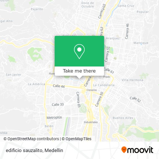 Mapa de edificio sauzalito