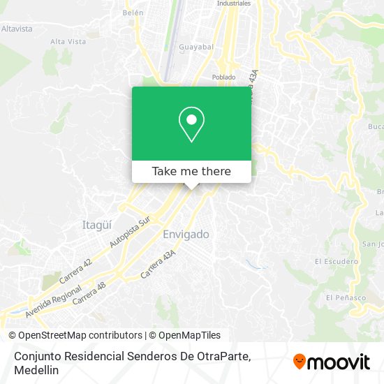 Conjunto Residencial Senderos De OtraParte map