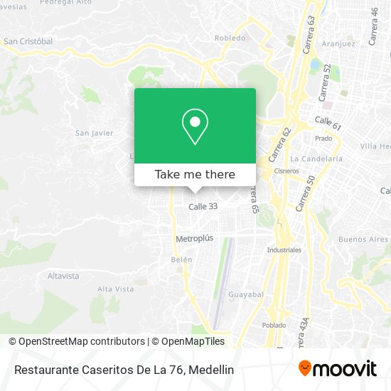 Restaurante Caseritos De La 76 map