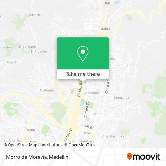 Morro de Moravia map