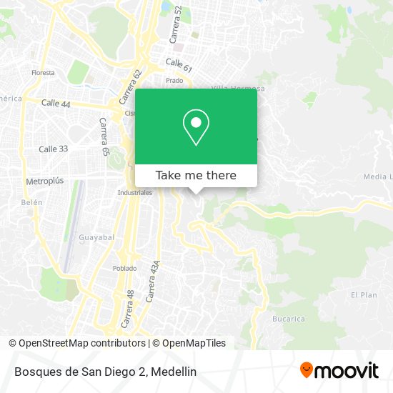 Bosques de San Diego 2 map