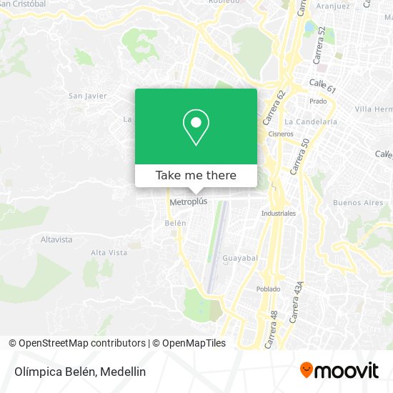 Olímpica Belén map